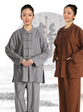 冬季棉袄居士服女士男款环城法会