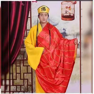 万圣节法海服武僧演出服和尚衣服