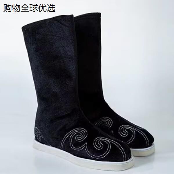古装汉服靴子成人黑色男