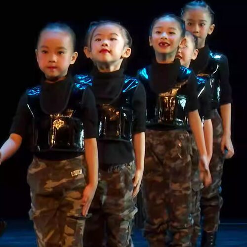 六一儿童演出服迷彩梦舞蹈服