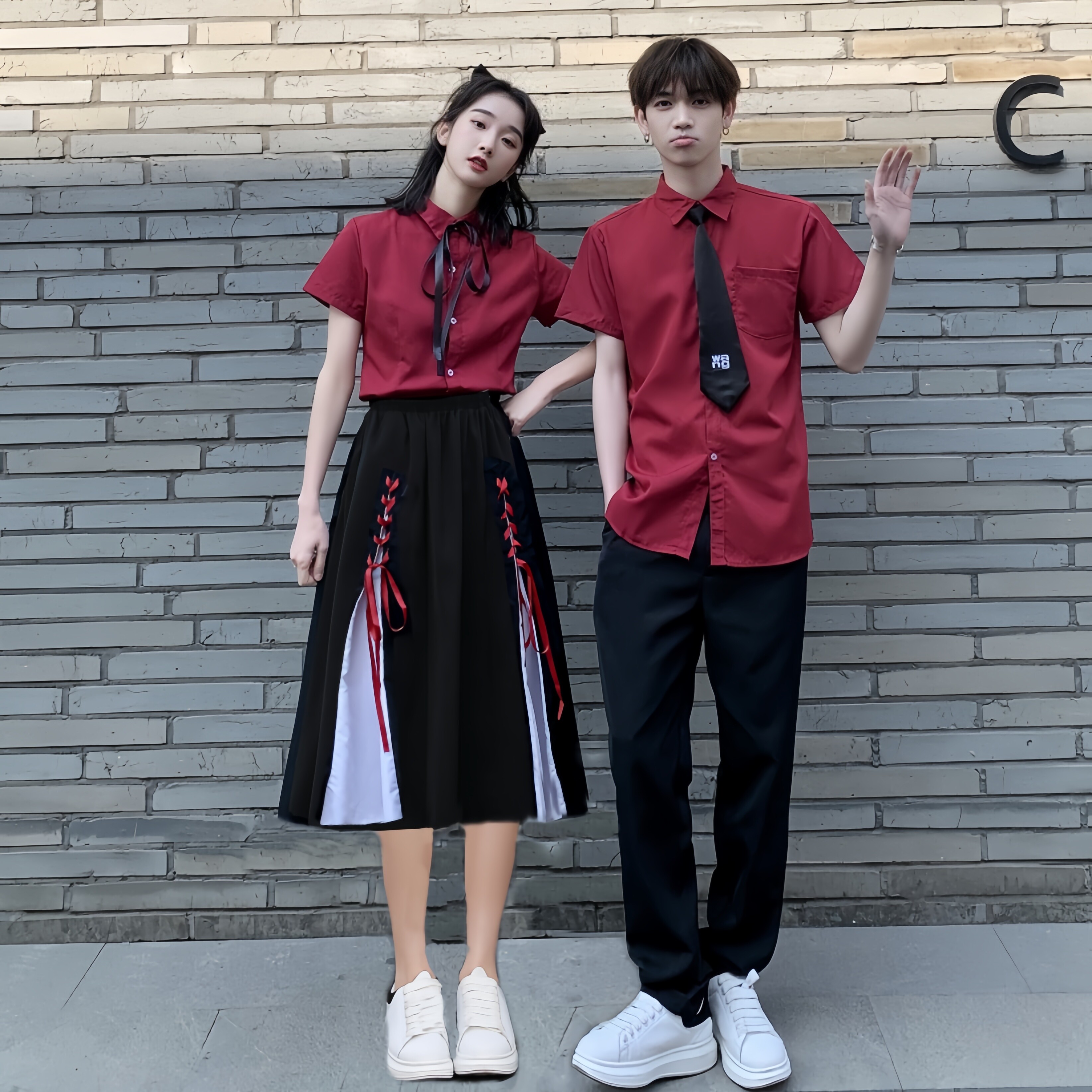学院风合唱团演出服初中