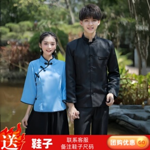 民国时期学生装女装男生高中大学毕业照穿搭五四青年装演出服舞蹈