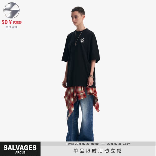 SALVAGES乐队联名重磅纯棉T恤