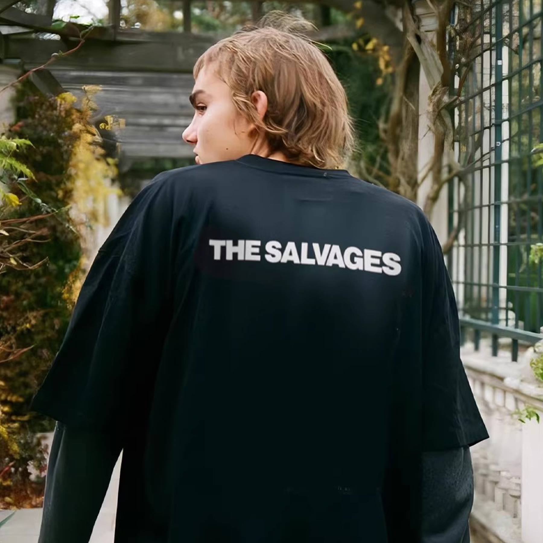SALVAGES重磅挺阔短袖T恤