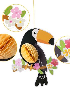 极速Hanging Paperm Party Decoration 6pcs Vivid Honeycomb Par