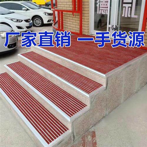 新品商用铝d合金地垫商场门口除尘刮泥垫嵌入式门厅蹭脚垫定做防