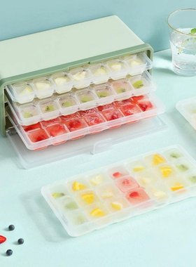 极速Larged-capacity Pull-out Ice Tray And Ice Container Set