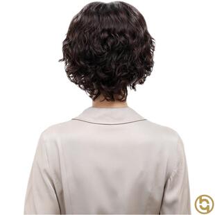极速化疗c后女士假发整顶真人发假头发中老年妈妈款光头帽卷发短
