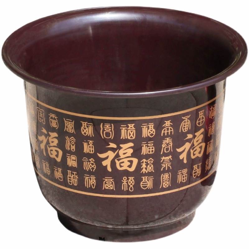 极速新疆西藏加厚塑料花盆特大号特价仿陶瓷树脂花Z开富贵大花