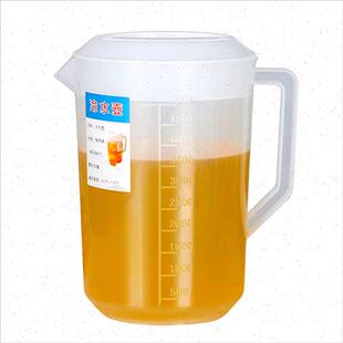 极速食品级冷水壶塑l料超大容凉饭店茶壶奶茶店1/2/5000ml带盖量