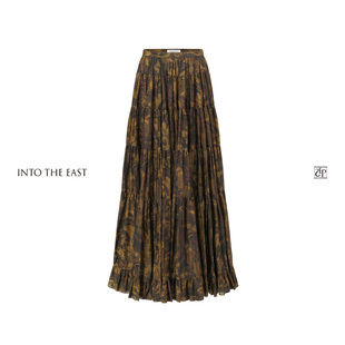 Into The East己印茛苕油彩多层次半裙
