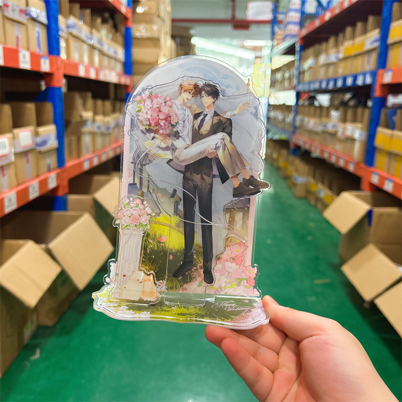 正版授权《可爱过敏原》雪山誓言三插立牌二次元潮玩周边谷子摆件