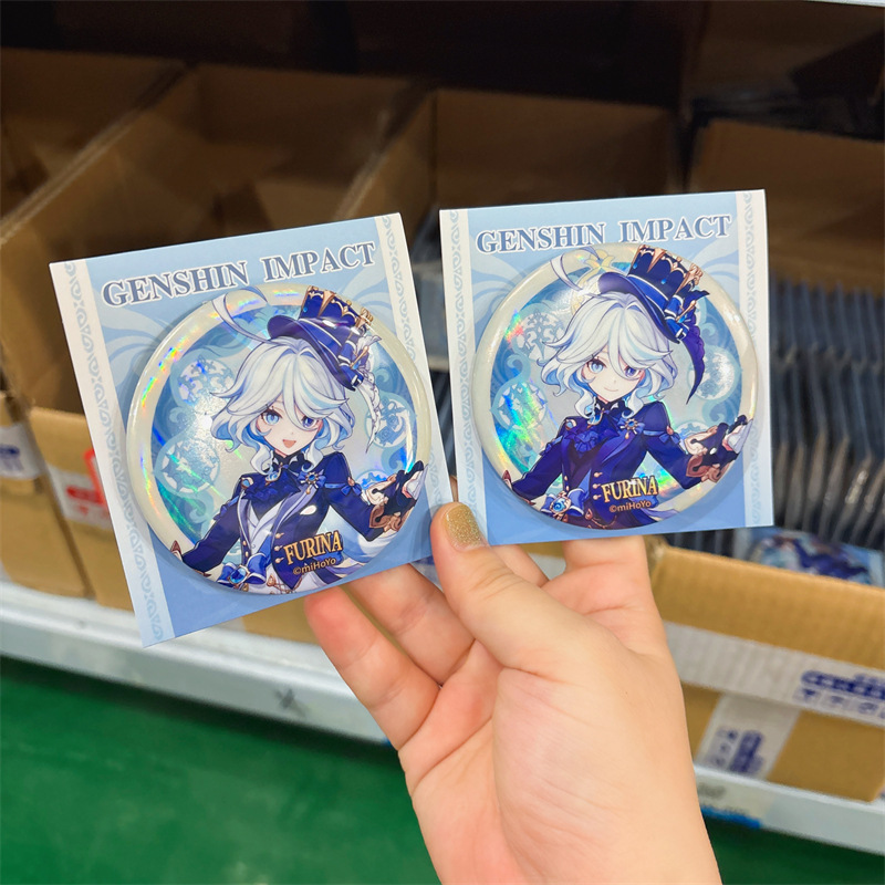 正版授权《原神》立绘系列角色徽章芙宁娜荒款二次元周边谷子吧唧