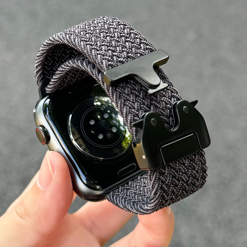 适用华为FIT3表带手表watchfit3高级时尚弹扣款三代新款机器人降落伞编织弹力运动替换带送同款秒变ultra壳
