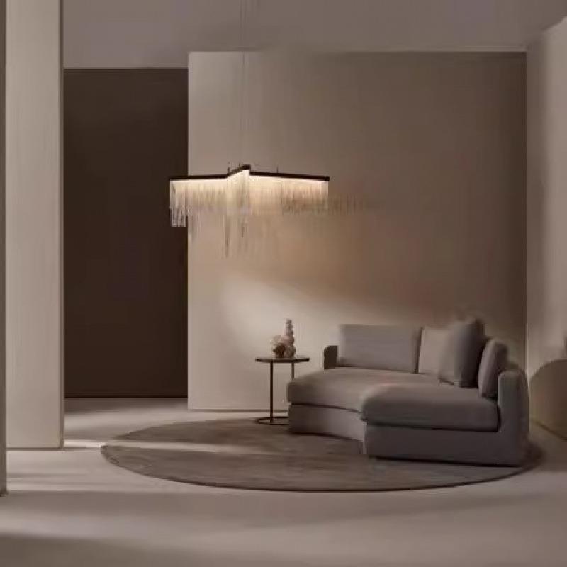 广东工厂直销现代轻奢餐厅吊灯水晶灯设计师别墅大气艺术氛围餐桌