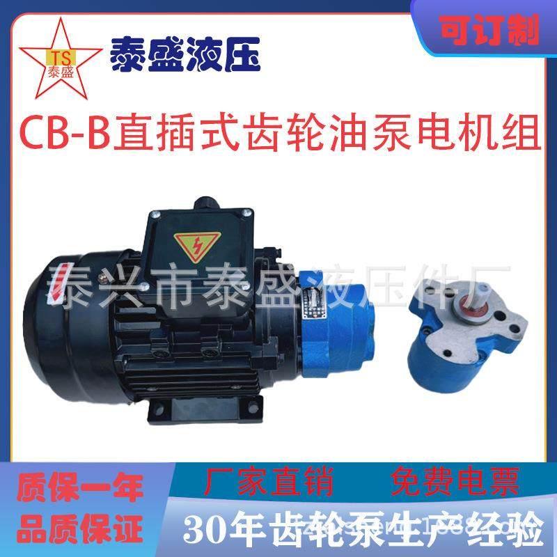 CB-B4/B6/CB-B10R锯床齿轮油泵电机组CBW-B2.5JZ 0.37/0.55KW润滑