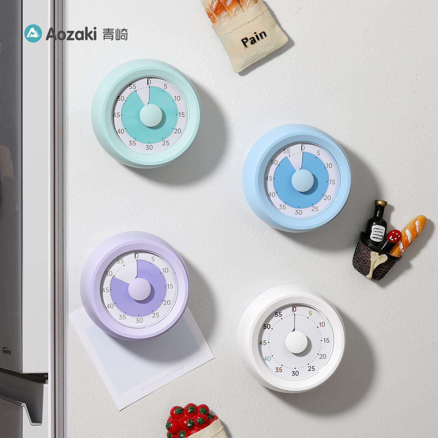 厨房可视化计时器定时器儿童学习提醒器烹饪磁吸式长响铃闹钟