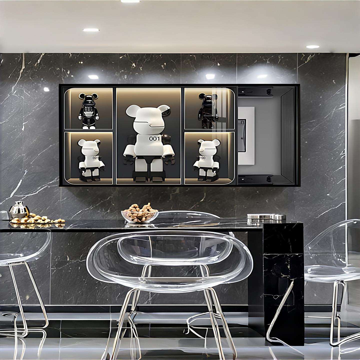 电表箱装饰画2025新款遮挡免打孔配电箱遮挡电源轻奢电闸开关挂画