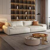 直排布艺沙发客厅组合三人位沙发小户型整装 大象耳朵布艺沙发