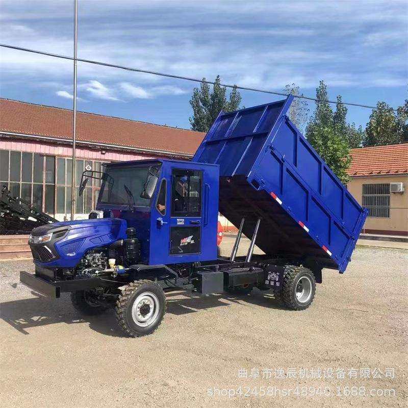 矿山柴油四不像建筑工程运料矿石搬运自卸车六轮四驱矿用车