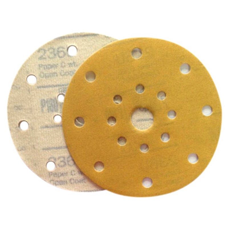 3M 圆盘吸灰干磨砂纸r 打磨抛光砂纸236U 6寸圆盘17孔砂纸