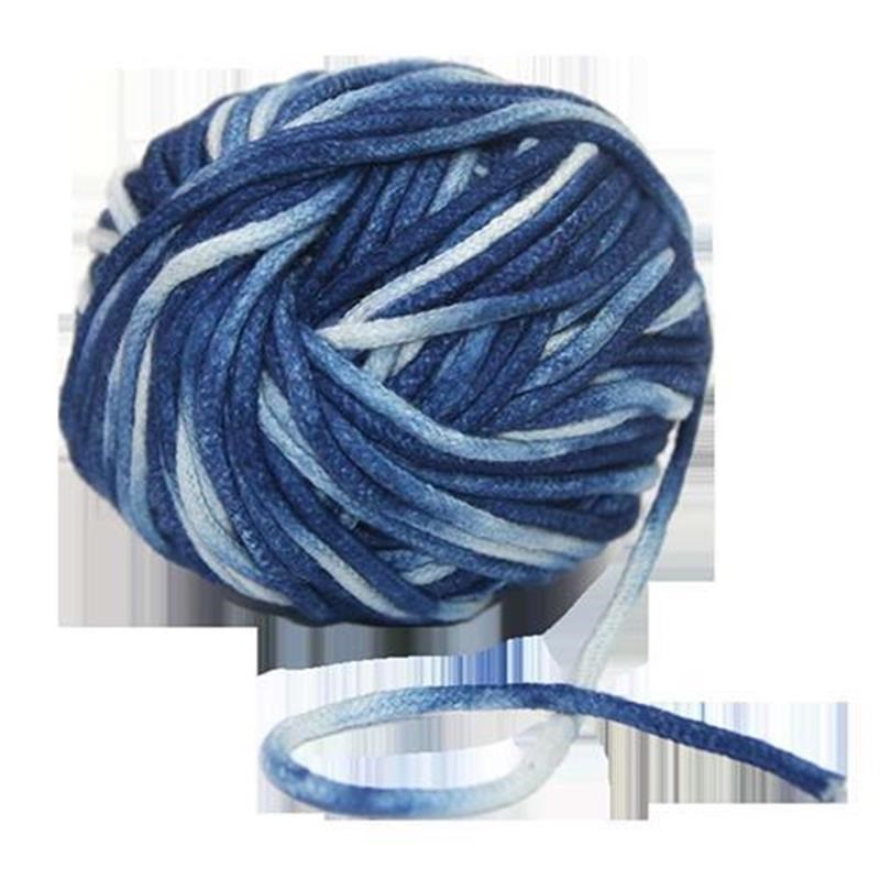 传统植物草木蓝染手工扎染靛蓝端午香包Gdiy材料棉绳子编织手链线