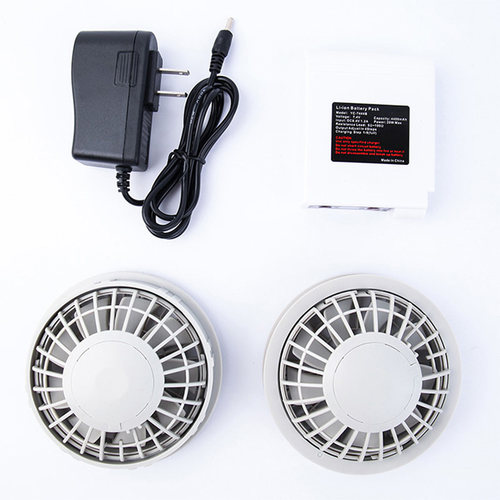 夏季电焊工地降温服风扇空调衣服工作服随身制冷衣迷你降温服配件