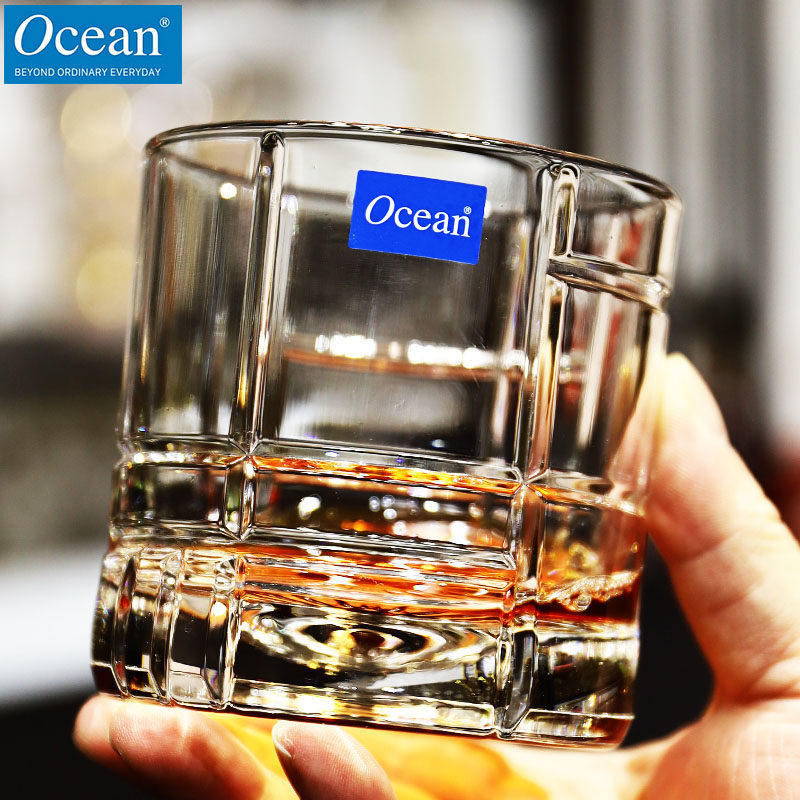 泰国进口威士忌酒杯水晶玻璃洋酒杯XO酒杯啤酒杯高级感水杯套装