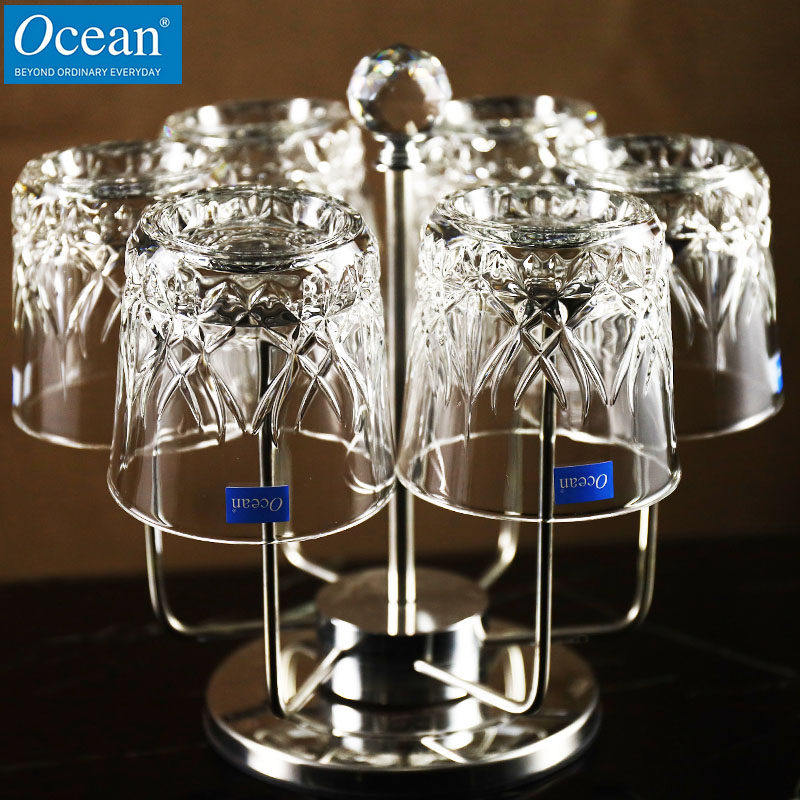 泰国进口威士忌酒杯水晶玻璃洋酒杯XO酒杯啤酒杯高级感水杯套装