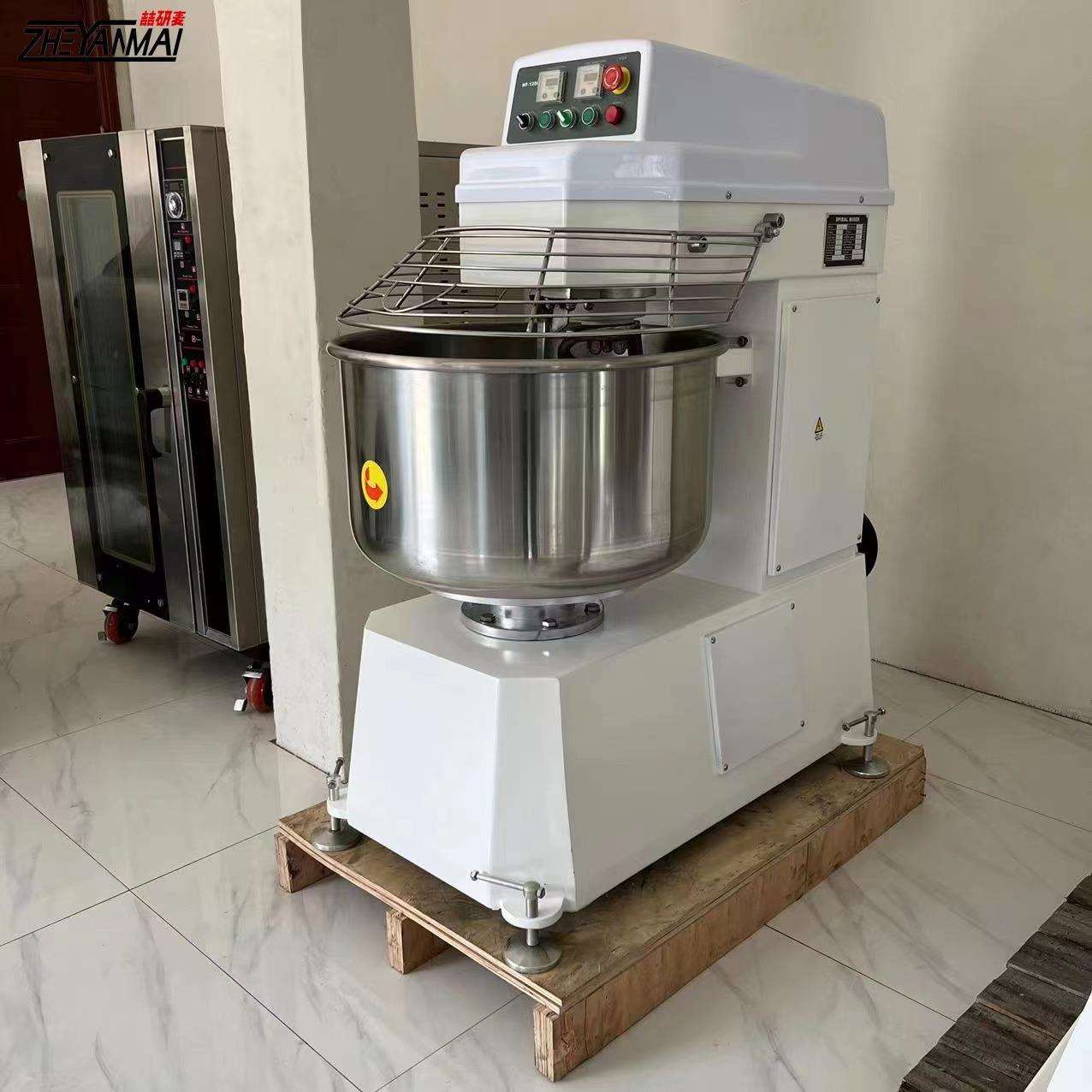 120升和面机商用搅面机大型双速双动揉面机Dough Maker50kg和面机