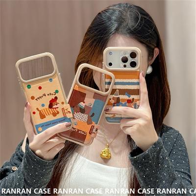 鼓包贴皮腊肠狗适用iPhone