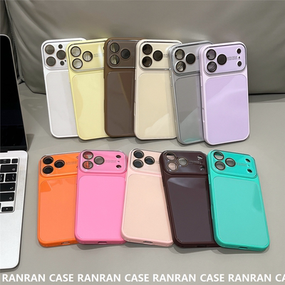 高级感糖果色玻璃适用iPho