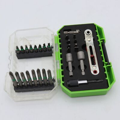 跨境M35英制麻花钻多刃尖套装 14 PCS 1/16-1/2,13 PCS 1/16-1/4