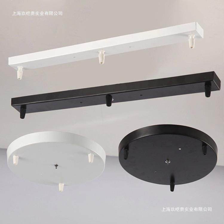 三头铁艺吸顶盘 木头长方形50cm70cm底盘 圆形24cm30cm吸顶盘风无,电子元器件市场,其它元器件,淘宝优惠券,粉丝福利购,淘宝优惠卷