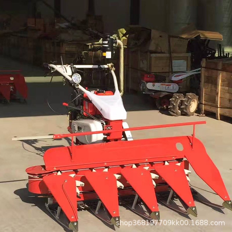 手扶拖拉机带农用割稻机 多功能小型小麦收割机 水稻牧草谷子收获