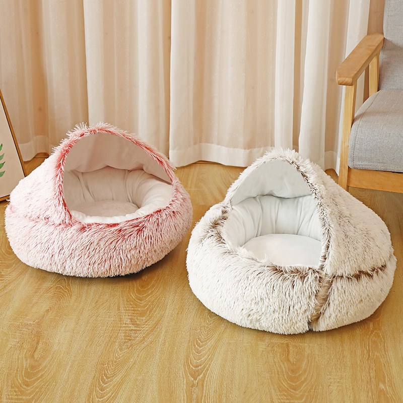 猫窝冬季保暖深度睡眠四季通用猫咪床屋别墅垫子沙发狗窝宠物用品