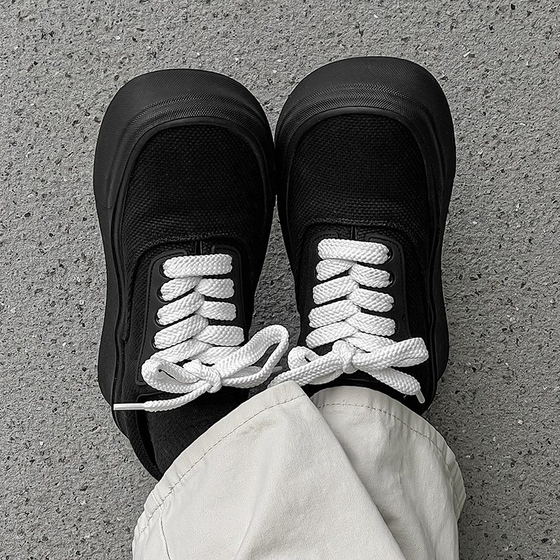 男鞋秋冬款透气2024新款运动休闲鞋潮牌高级感板鞋百搭厚底帆布鞋,流行男鞋,休闲板鞋,淘宝优惠券,粉丝福利购,淘宝优惠卷