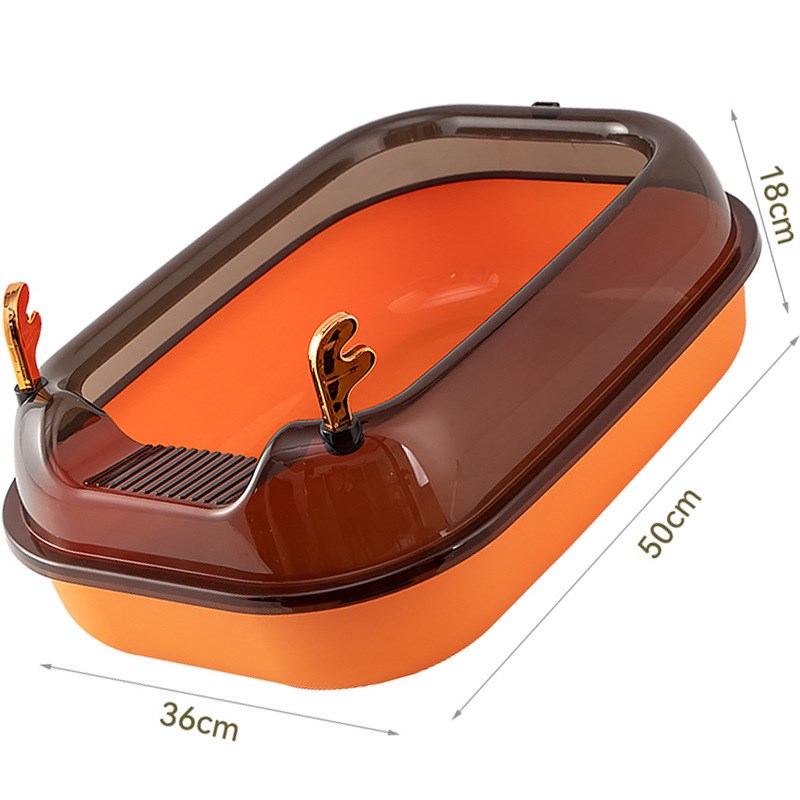 猫砂盆超大号猫厕所半封闭防外溅猫沙盆猫屎盆猫咪用品厂家