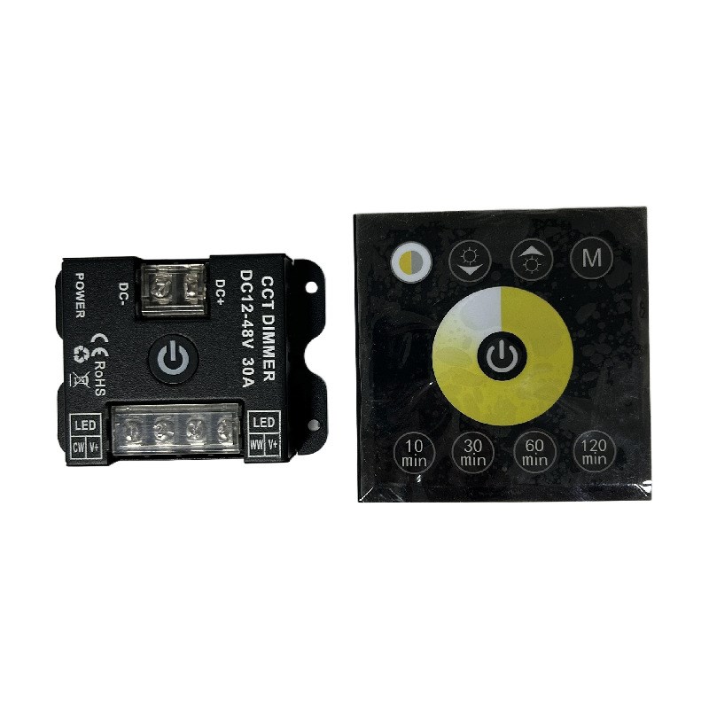 86型壁式触摸面板单色调光器 LED灯带条玻璃开关墙体嵌入式控制器