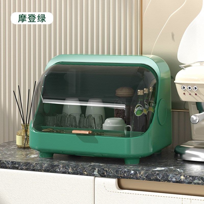 消毒碗架家用小型沥水碗架厨房台面餐具收纳碗筷收纳置物架碗碟