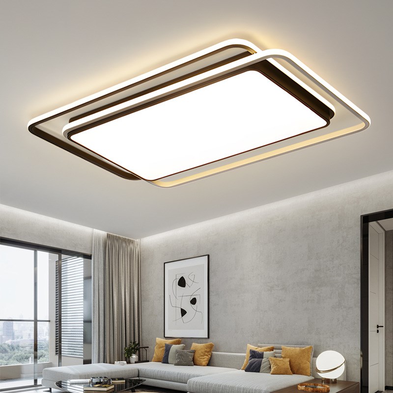 客厅灯现代简约大气吸顶灯2024年新款主灯中山灯具全屋套餐组合