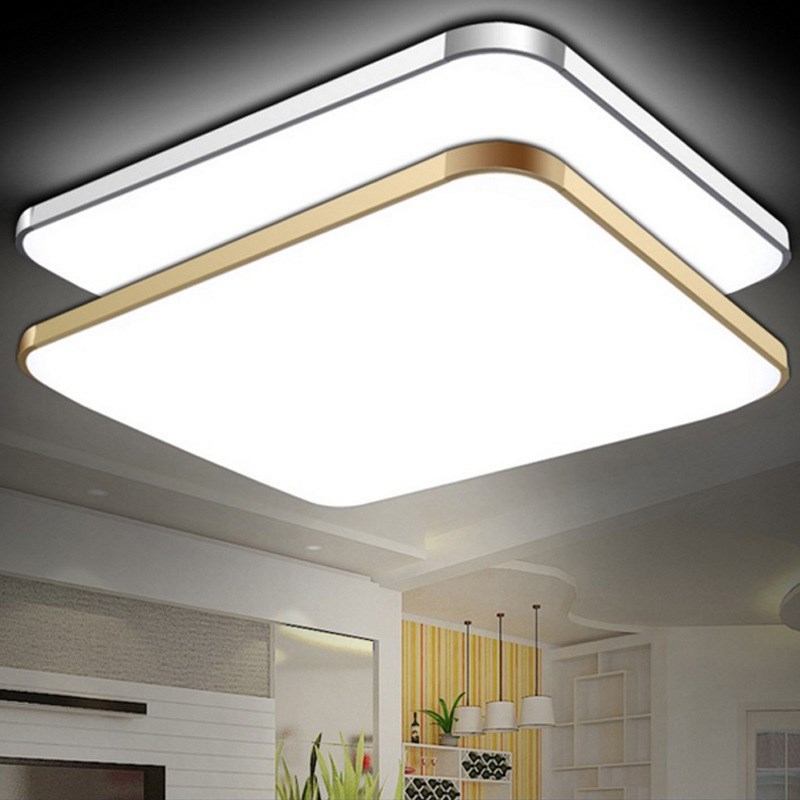 吸顶灯 LED吸顶灯亚克力铝材客厅灯现代简约长方形吸顶灯厂家