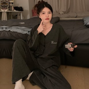 糯米绒睡衣女款 秋冬季 加s绒加厚毛绒软绵绵休闲高级感家居服套装