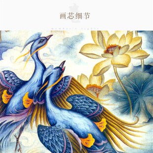 西王母画像 王母娘娘挂画 金母元君丝绸装饰N画卷轴画 可定制订做