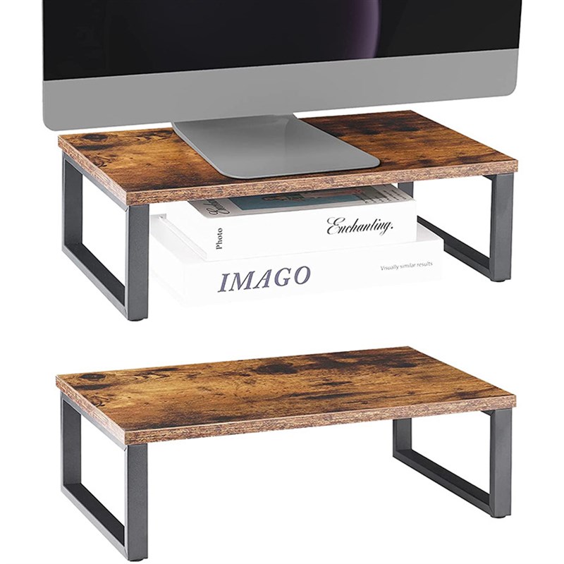 铁加木电脑显示器电视柜增高架桌面收纳置物架笔记本底座办公室