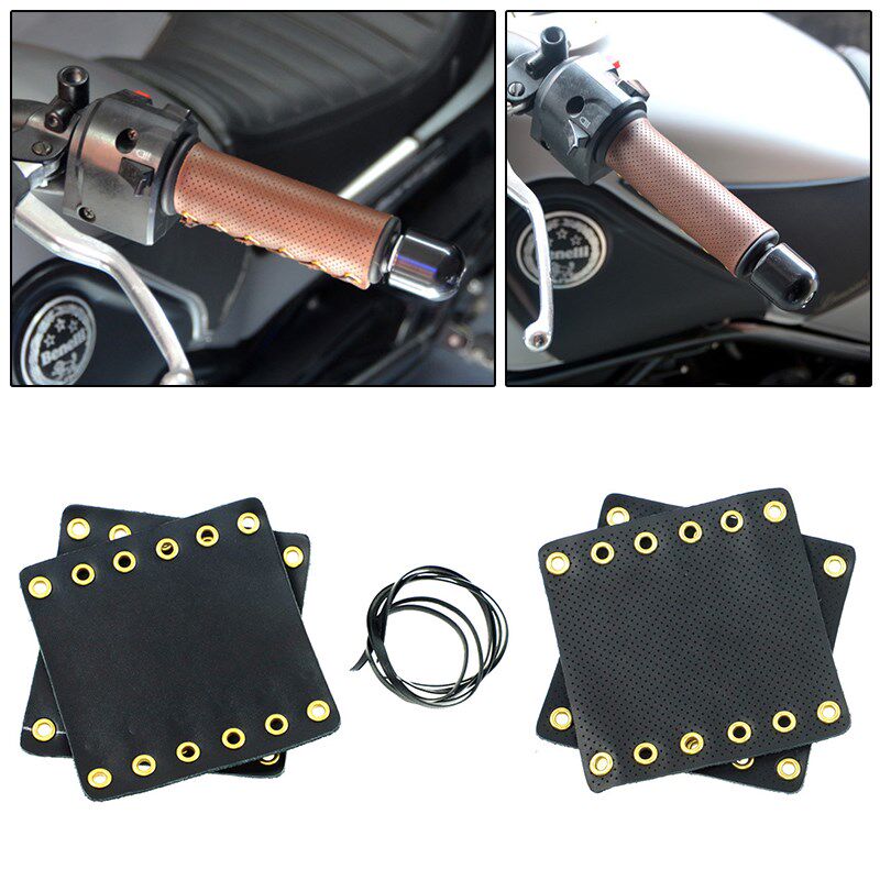 摩托车复古改装配件手把套鑫源400装饰皮套手把外套CG125手把胶