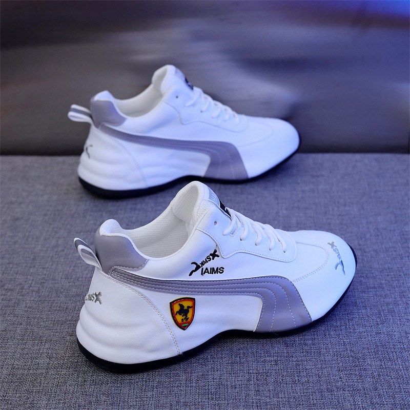 真皮防滑男女2024春秋冬季加绒老爹鞋皮蓬运动情侣跑步鞋内增高鞋,流行男鞋,老爹鞋,淘宝优惠券,粉丝福利购,淘宝优惠卷