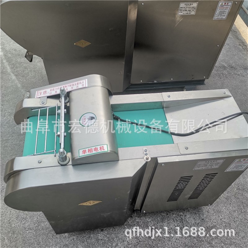 商用香菇切片机厂家 大葱快速切段机 饭馆用切菜机