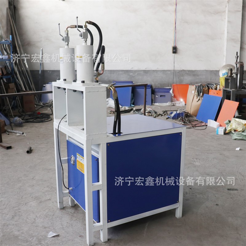液压冲孔机多功能方管圆管不锈钢冲孔机半自动方管冲孔机