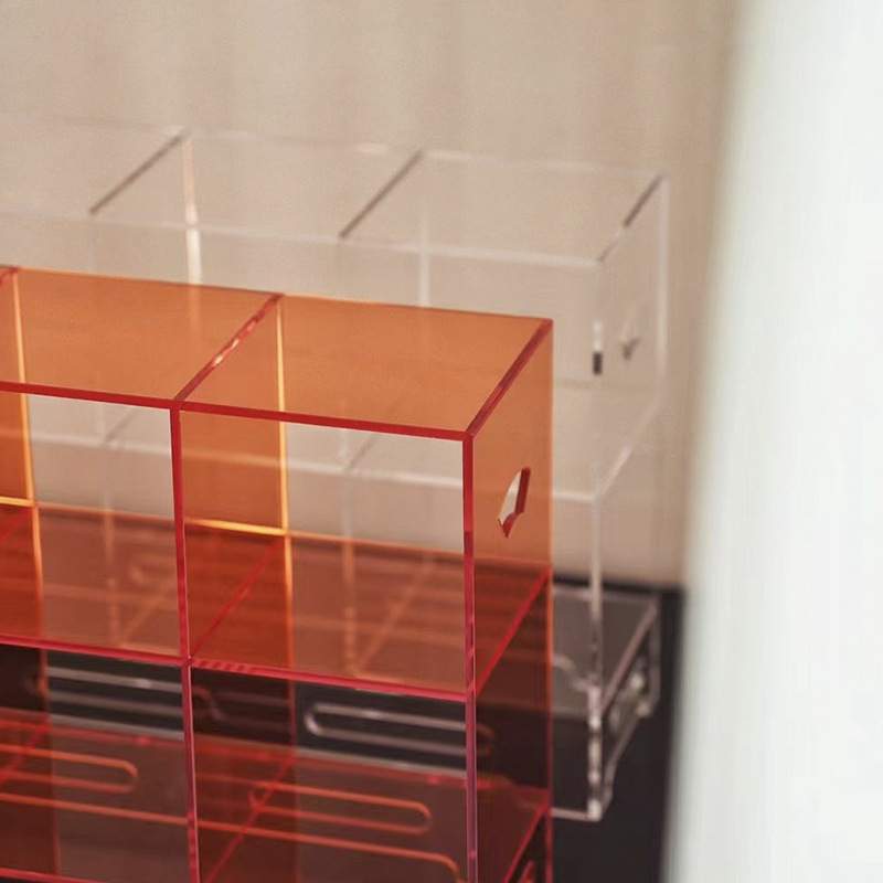 立木堂 有色亚克力多宝阁展示架博古架茶棚茶壶新中式茶器收纳架